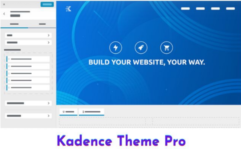 kadence pro Theme Free